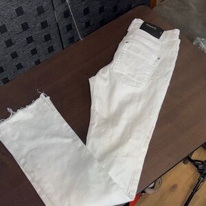 Men’s copper rivet  White Jeans size 32
